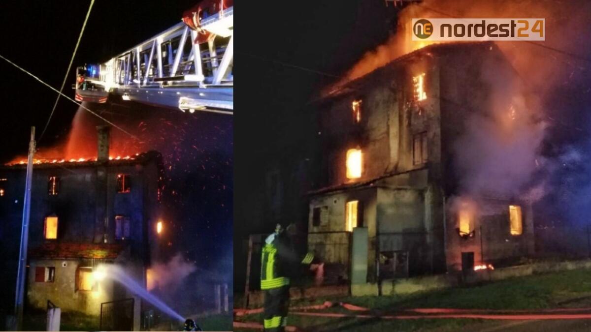 Due incendi in corso a Pasiano e  Brugnera: brucia una casa a 3 piani - 