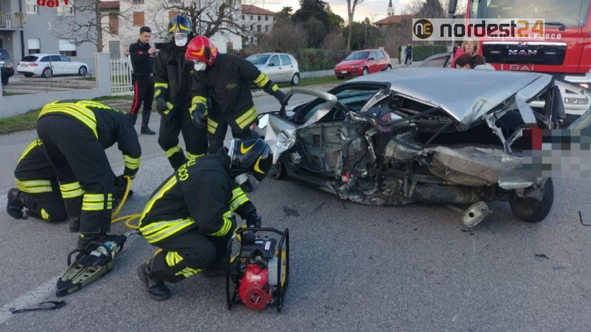 Incidente lungo la Sp35  Pordenone-Oderzo: un ferito grave - 
