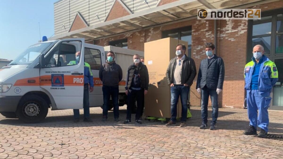 Ancora solidarietà a San Donà: donato alla Protezione Civile un armadio frigorifero - 