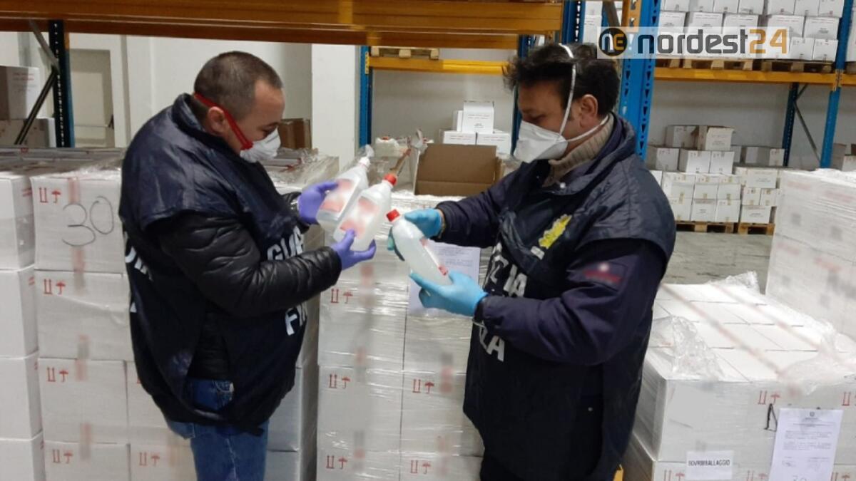 Falso disinfettante tra Fvg e Lombardia: sequestrati oltre 17 mila litri di gel - 