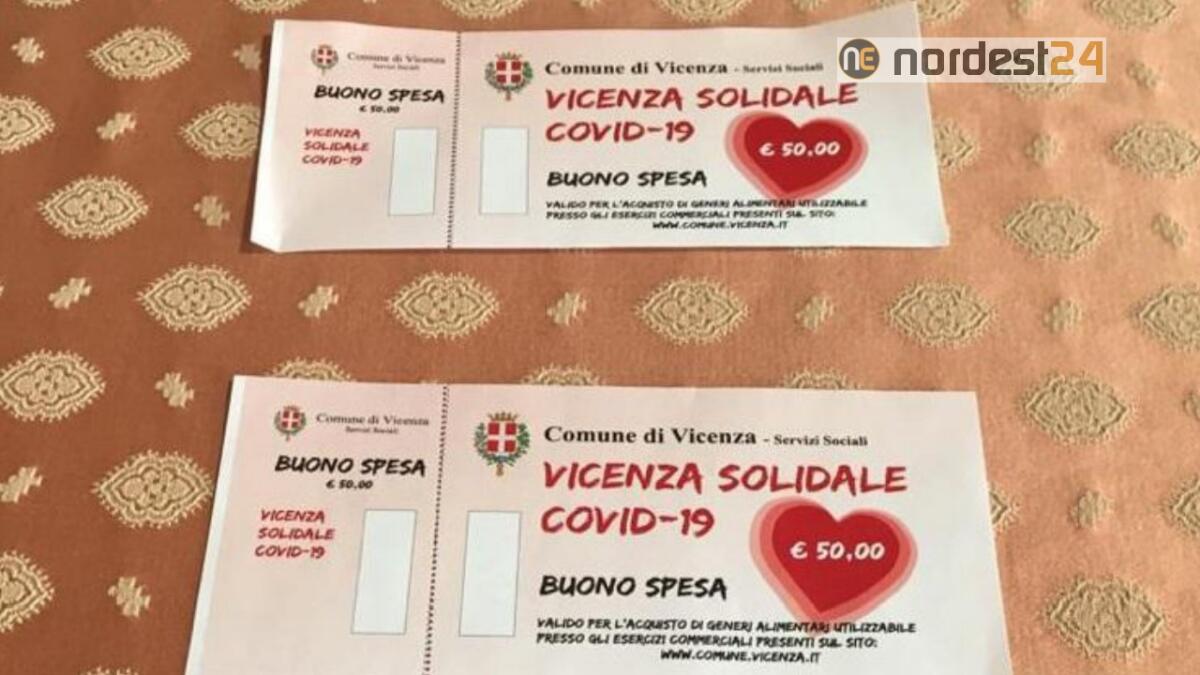 A Vicenza dal Comune buoni spesa da 50 euro per le famiglie - 