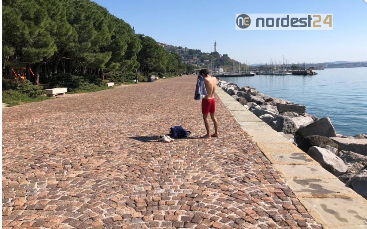 Trieste. Bagno a Barcola in barba al Decreto: sanzionato 23enne extra-comunitaro - 