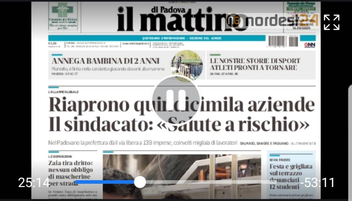 Riaprono 15mila aziende. Rassegna stampa del 6 aprile 2020 - 