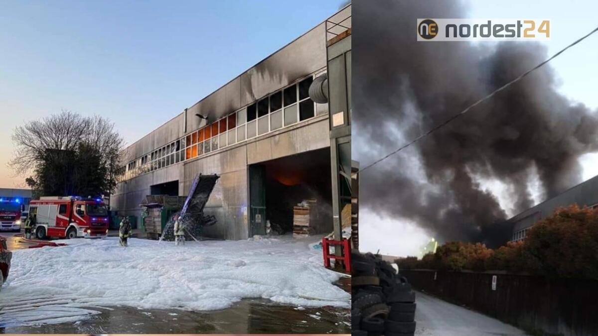 Grave incendio all' impianto rifiuti a Montebello Vicentino: "chiudere tutto" - 