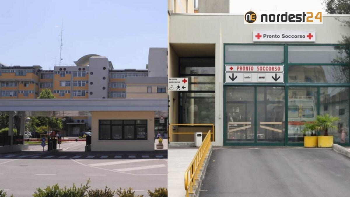 Portogruaro. Intervento di sanificazione dell'area antistante l'Ospedale - 