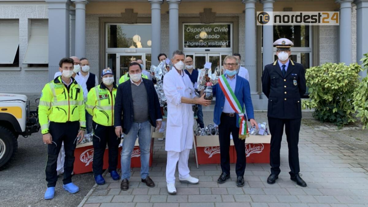 La Pasqua porta solidarietà anche al Covid-hospital di Jesolo - 