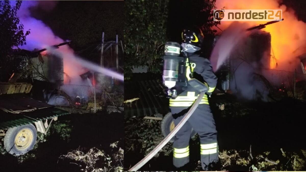 Scoppia l'incendio in un capanno agricolo a Sacile (PN) - 