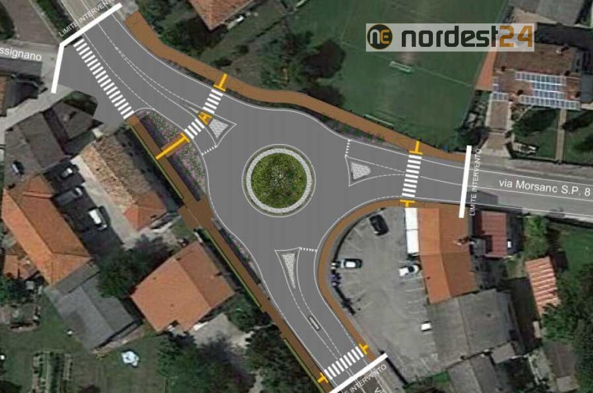 San Vito al Tagliamento. Rotatoria di Gleris: via libera dalla Giunta comunale - 