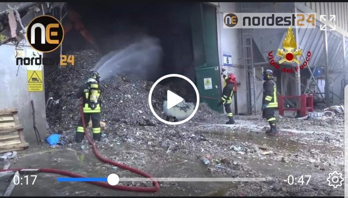 Incendio a Montebello Vicentino: proseguono le boniche - VIDEO - 