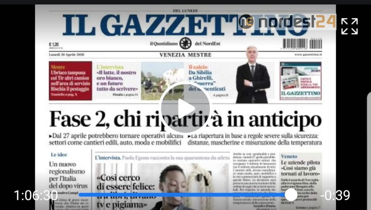 Fase 2, chi ripartirà in anticipo. Rassegna stampa del 20 aprile - 