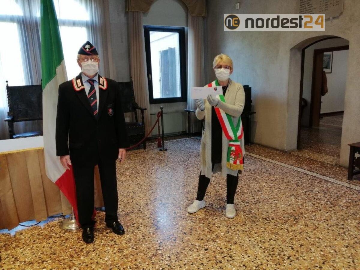 Solidarietà a Portogruaro: donazione dall'Associazione Nazionale Carabinieri in congedo - 