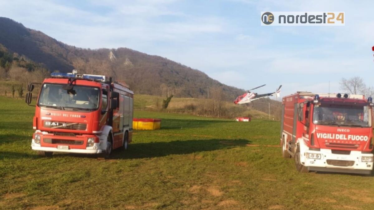 Incendio boschivo di Cima Marana a Crespadoro: operazioni quasi terminate - 