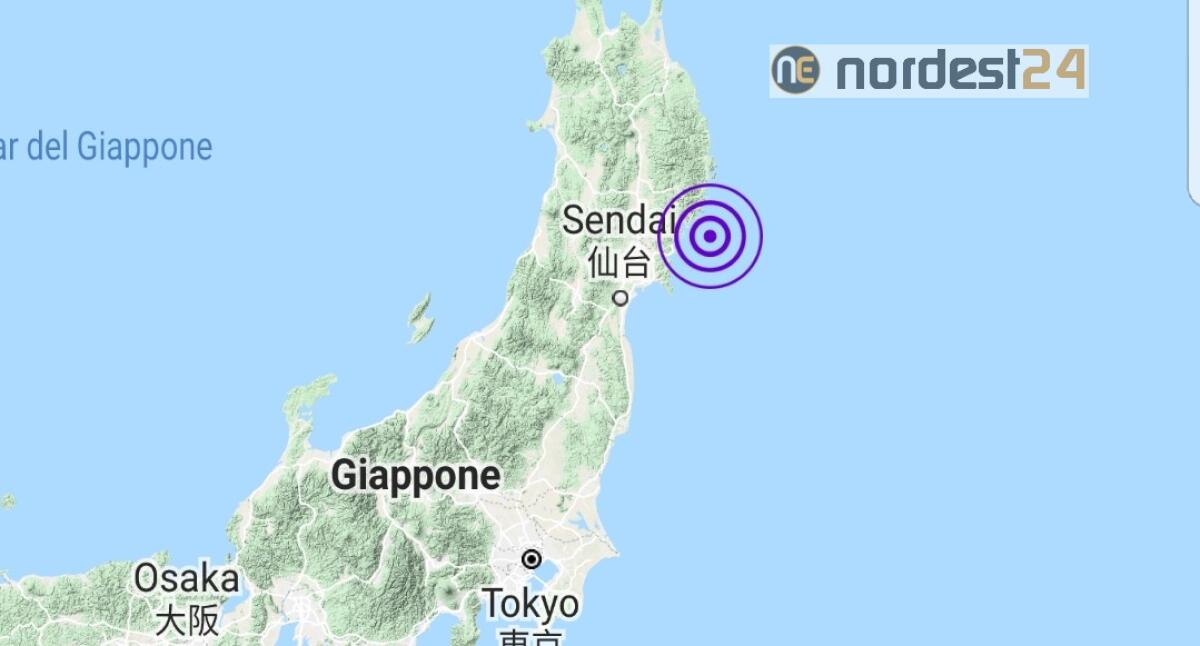 Fortissima scossa di terremoto in Giappone: magnitudo 6.4 - 