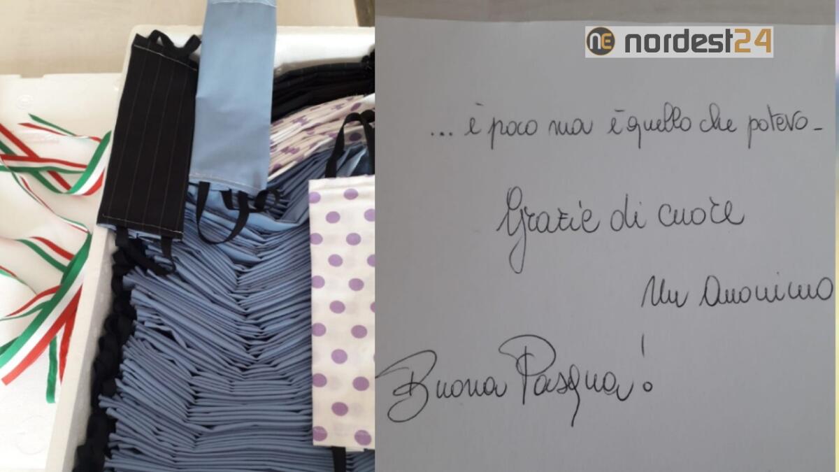 Udine. In terapia intensiva anonimo dona mascherine realizzate a mano - 