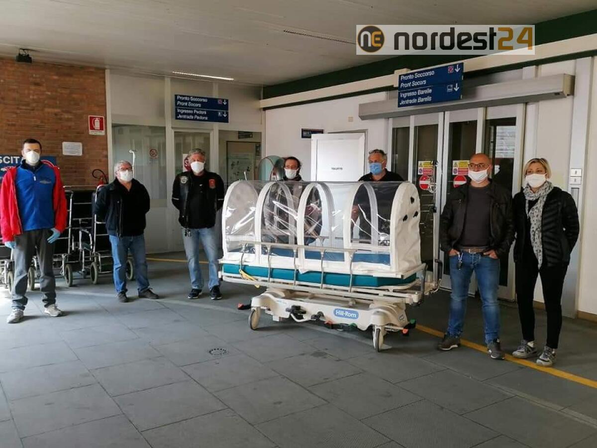 Donata una barella a contenimento biologico alla terapia intensiva di San Daniele del Friuli - 