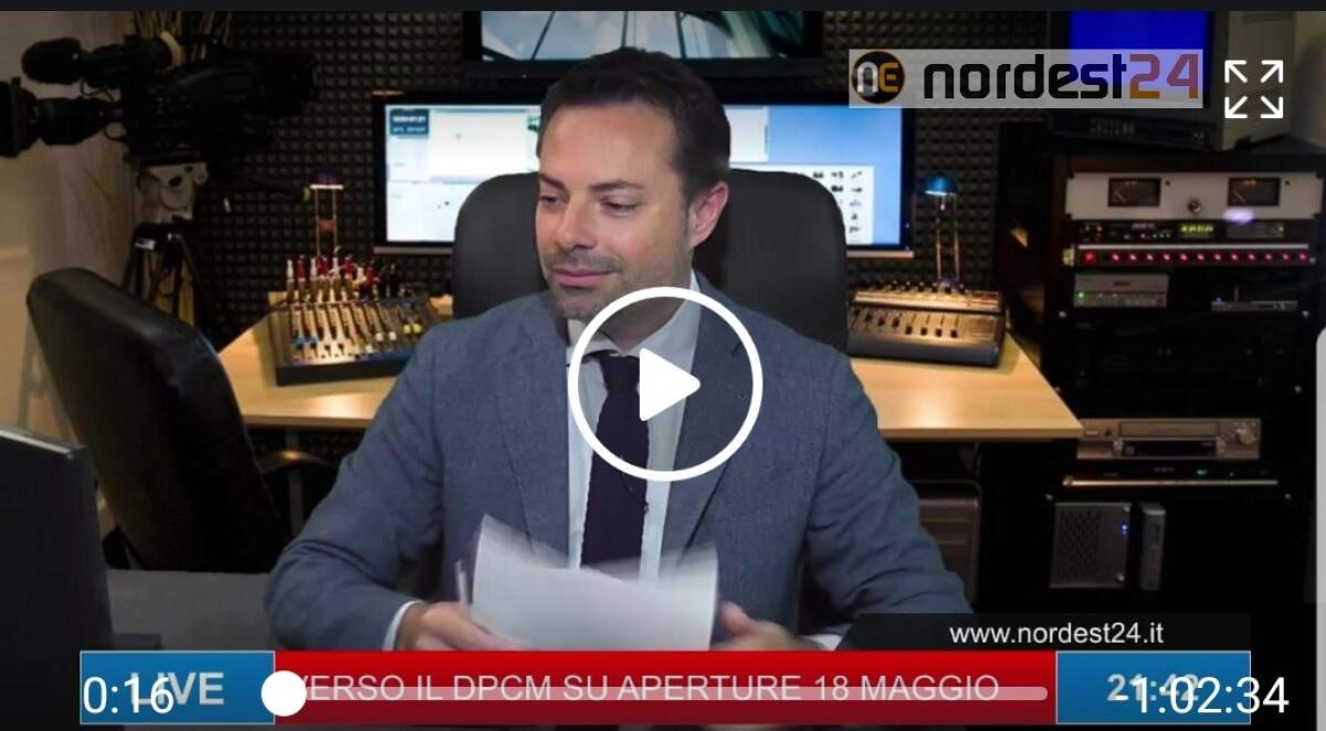 Verso il Dpcm per le nuove aperture del 18 maggio. Diretta video - 