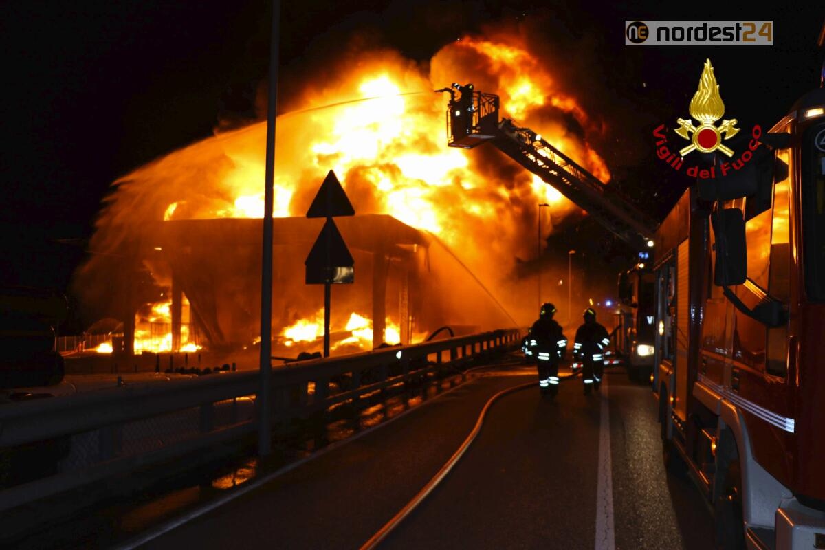 Incendio alla Geo&Tex 2000 a Valbrenta: danni ingenti - 