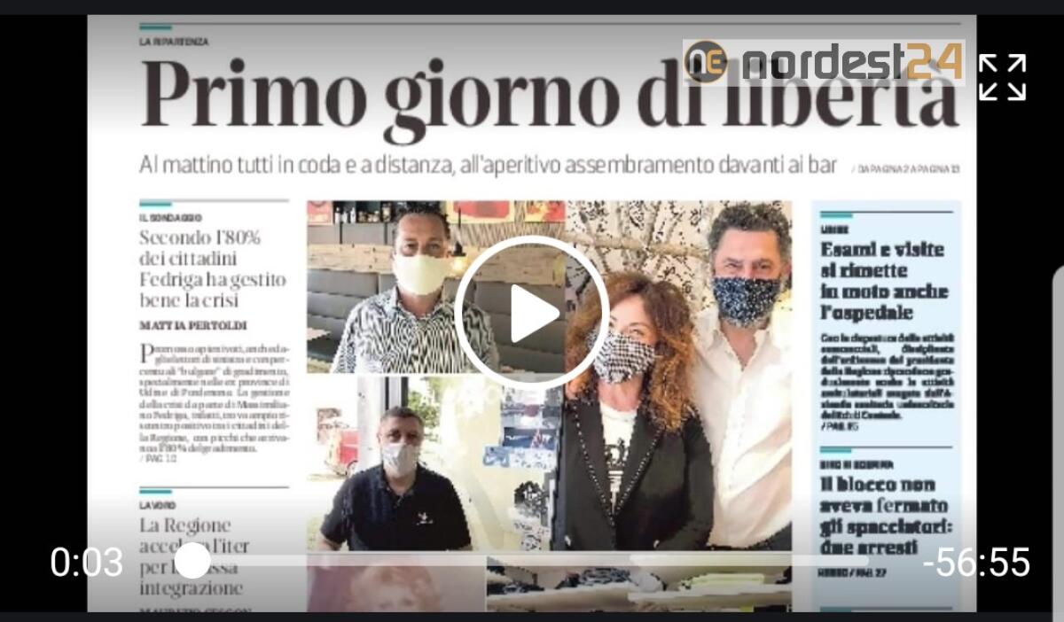 Primo giorno di riaperture. Rassegna stampa 19 maggio 2020 - 