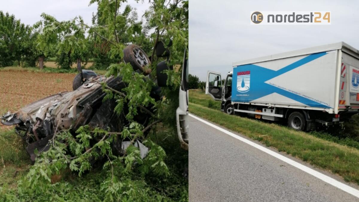 Incidente mortale lungo la Napoleonica tra Castions e Morsano - 