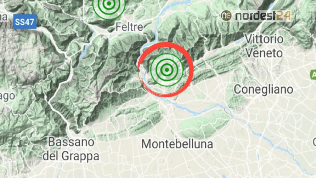 Scossa di terremoto in Veneto: epicentro a Valdobbiadene - 