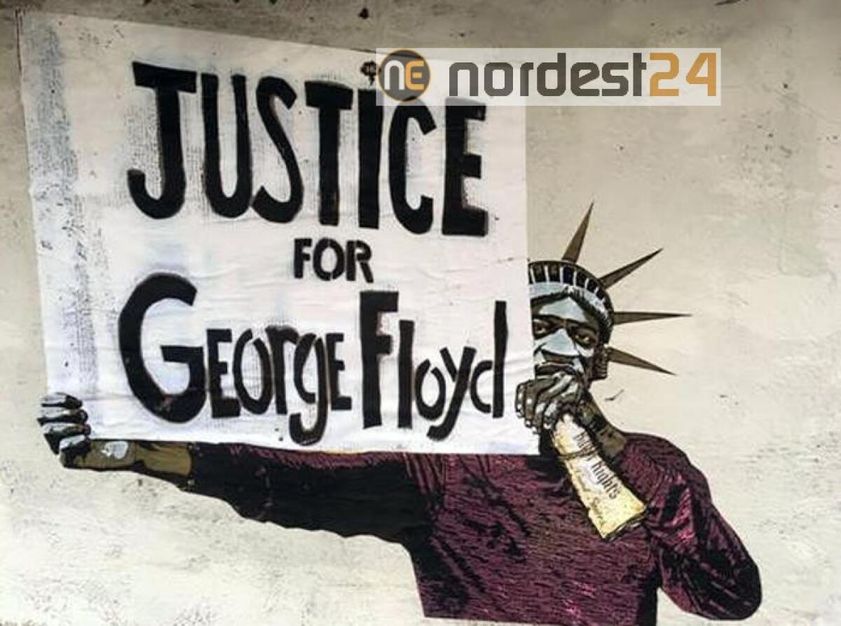 Minneapolis, a Roma murales in via Usa - 