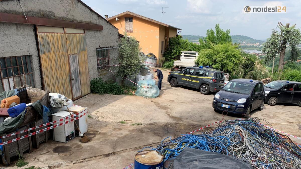 La Guardia di Finanza sequestra un ecocentro abusivo a Montorso Vicentino - 