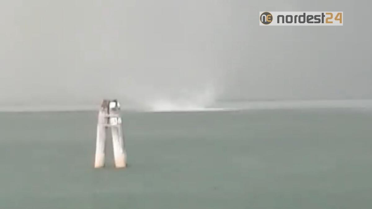Tromba marina in laguna a Venezia: il video del vortice - 