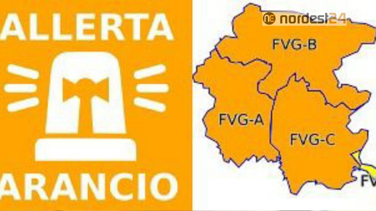 Maltempo, temporali forti: c'è l'allerta arancione in Fvg - 