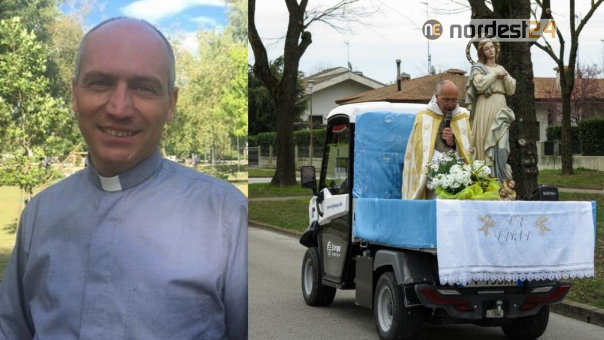 Don Andrea Vena lascia Bibione. Destinazione Milano - 