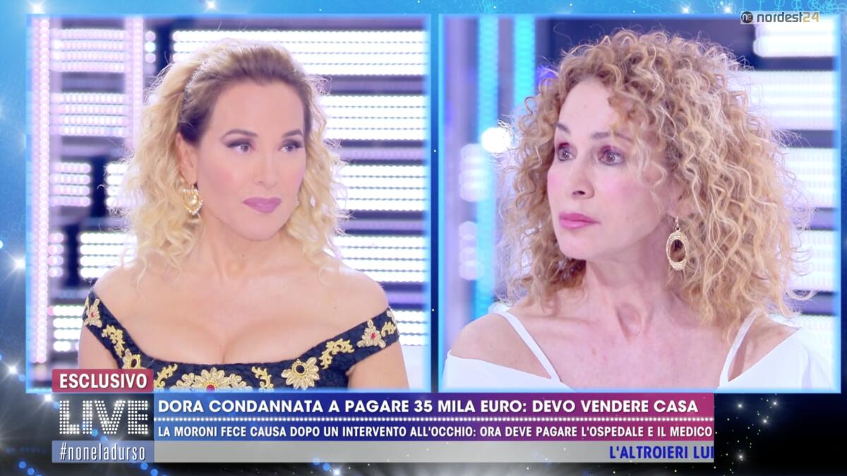 La cantante Dora Moroni da Barbara d'Urso: condannata a pagare - VIDEO - 