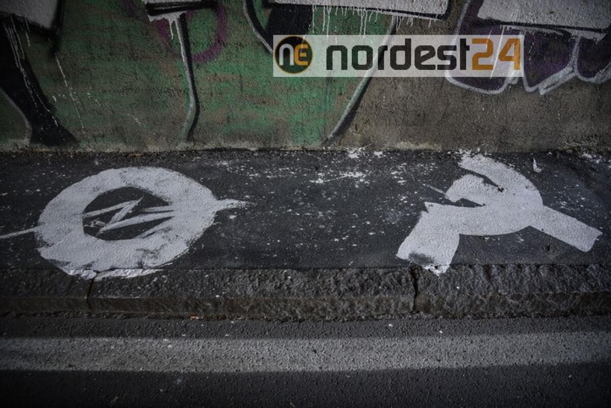 Murale contro Fontana e Sala a Milano - 