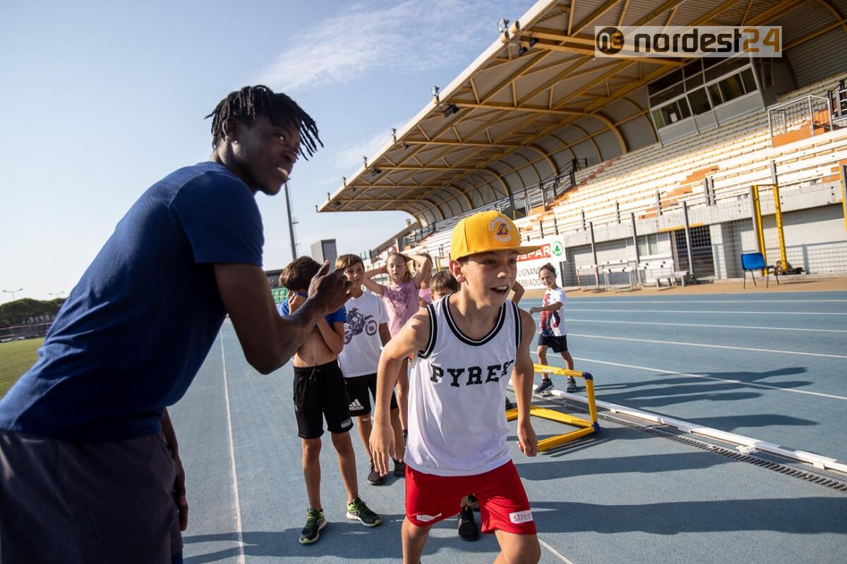 A Lignano Track and Field camp con i campioni giamaicani - 