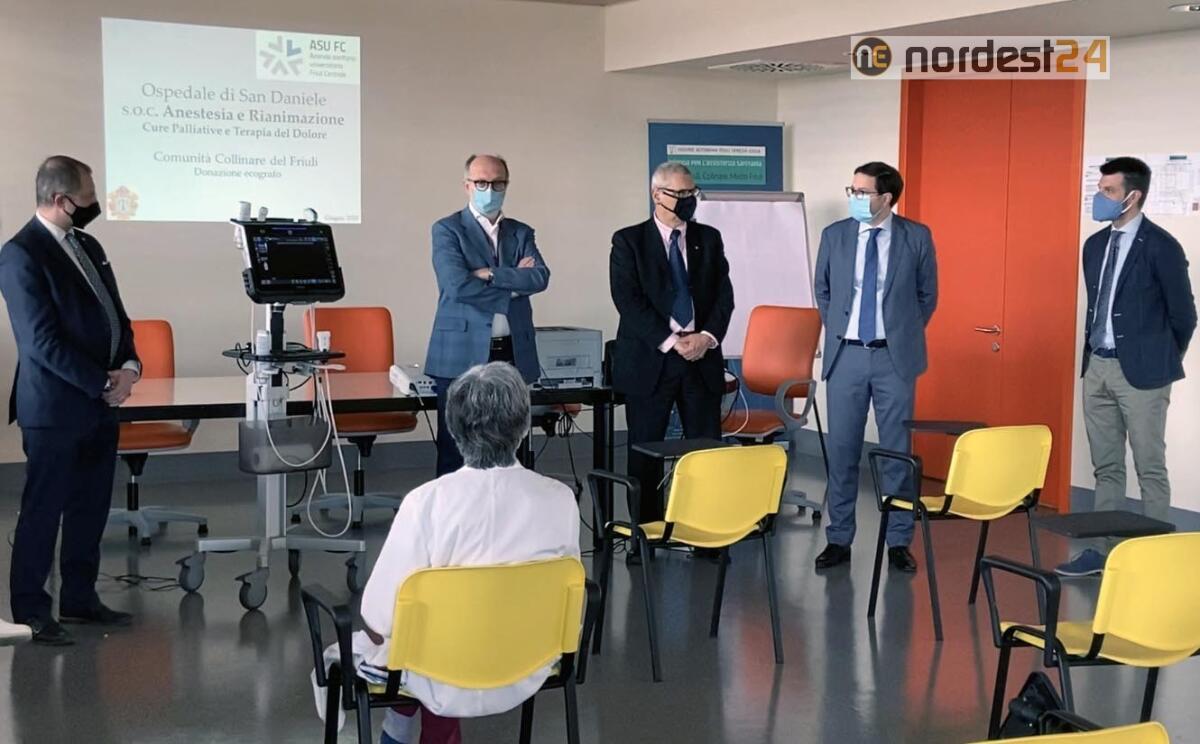 San Daniele del Friuli. Solidarietà per l'ospedale: donato un nuovo ecografo - 