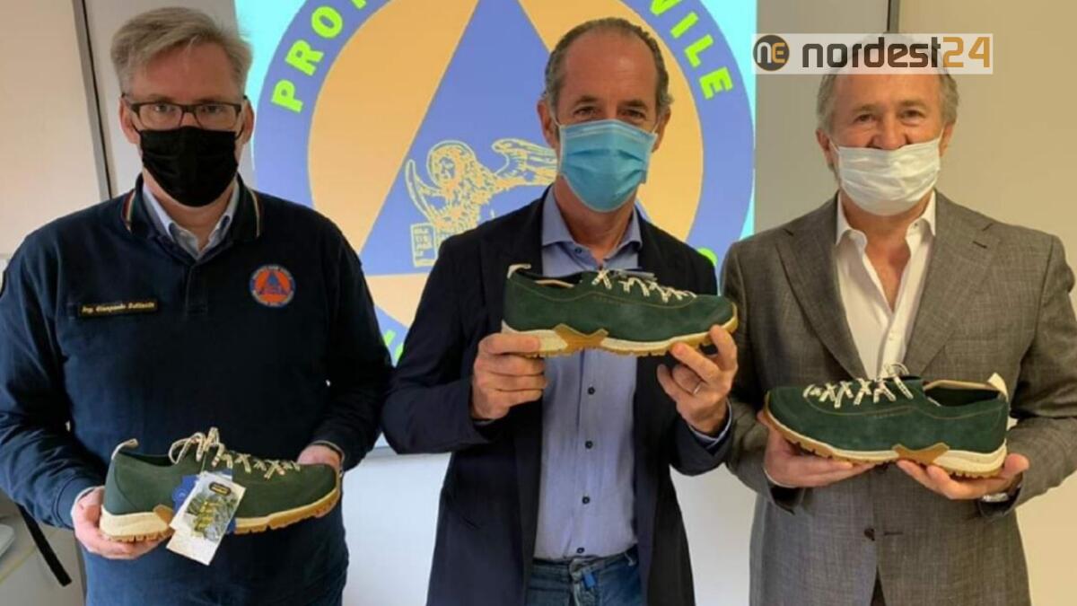 Veneto. L'azienda Garmont dona 200 paia di scarpe alla protezione civile - 