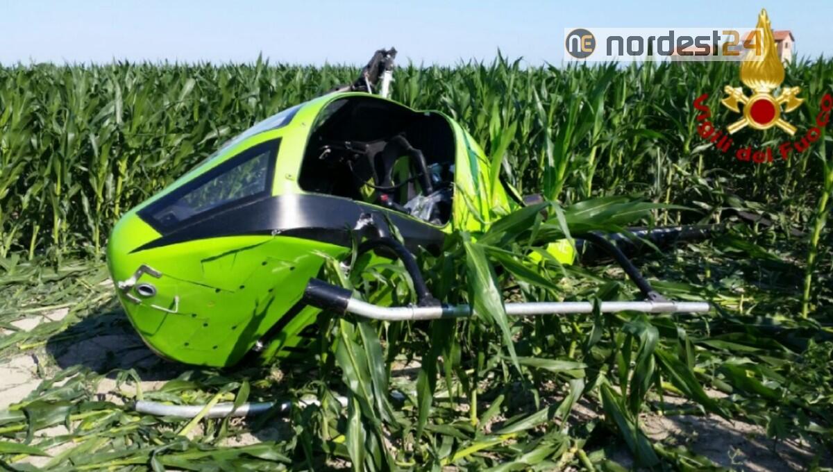 Caorle. Precipitato un elicottero ultraleggero: ferito un friulano - 