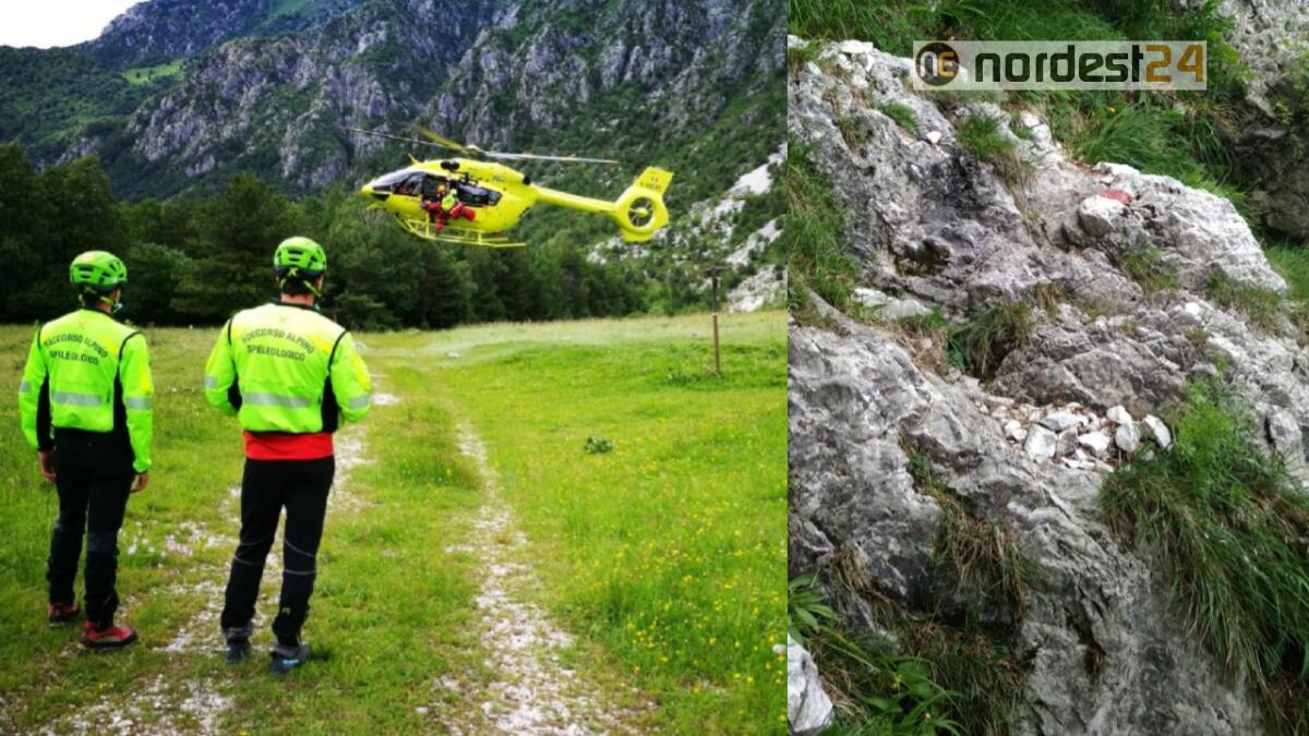 Scivola sul sentiero e finisce nel canale: elitrasporato a Udine, è grave - 