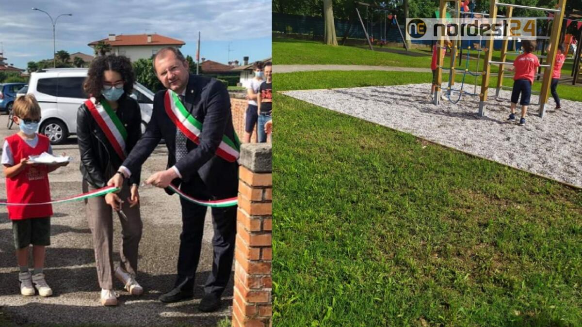 San Daniele. Inaugurato oggi il Parco Giochi Altkirch dopo la riqualificazione - 