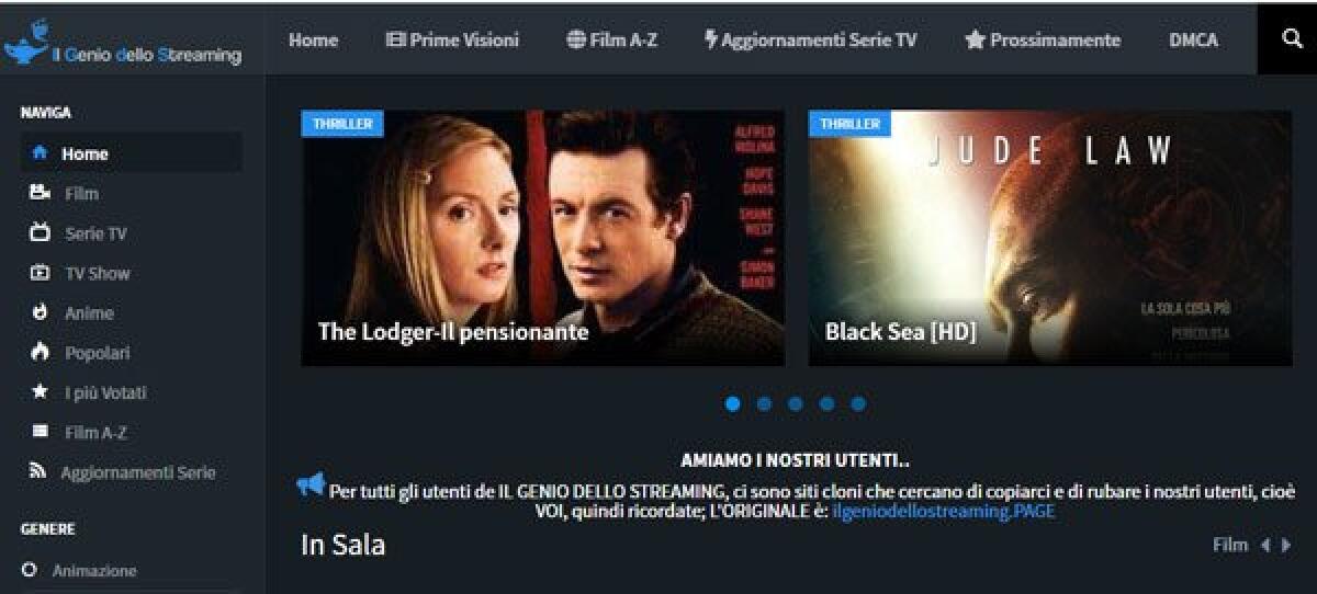 ilgeniodellostreaming: il nuovo indirizzo di Il Genio Dello Streaming - 