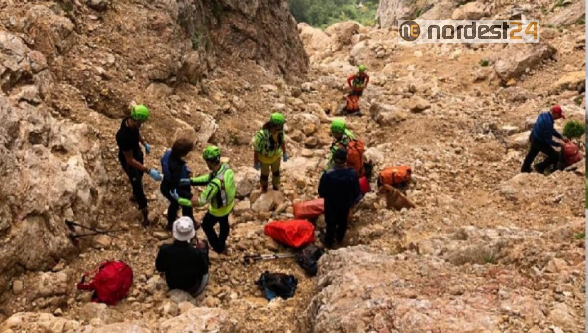 Escursionista colpita da un masso caduto dall'alto - 