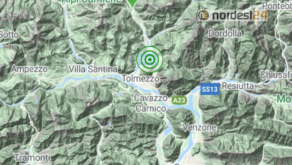 Fvg, lieve scossa di terremoto in Carnia nella notte - 