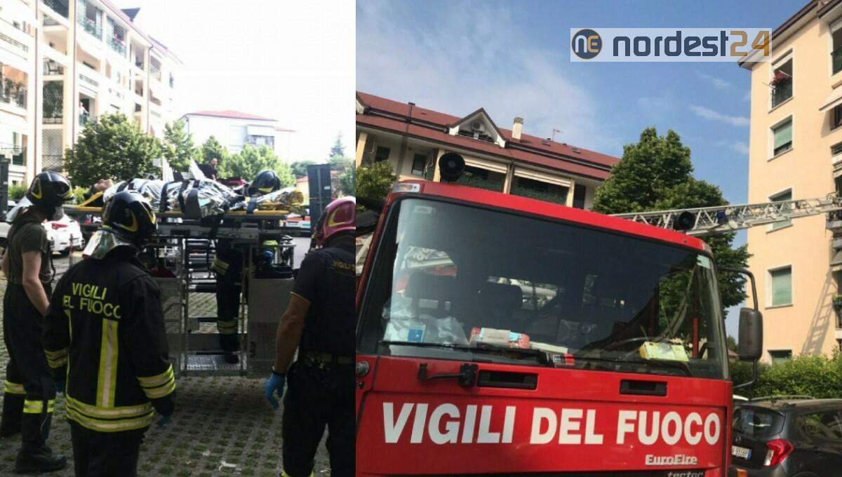 Pordenone. Cade in casa: soccorsa dai pompieri con l'autoscala - 