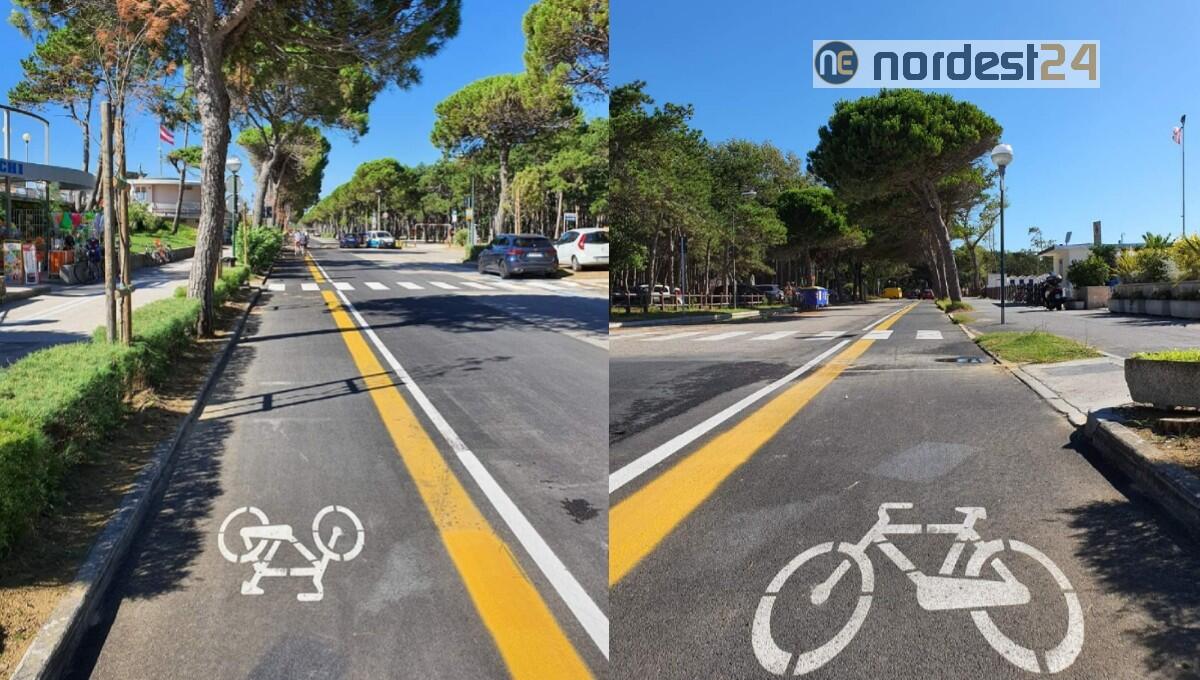 Lignano. Pronto il nuovo tratto della ciclabile lungomare Kechler - 
