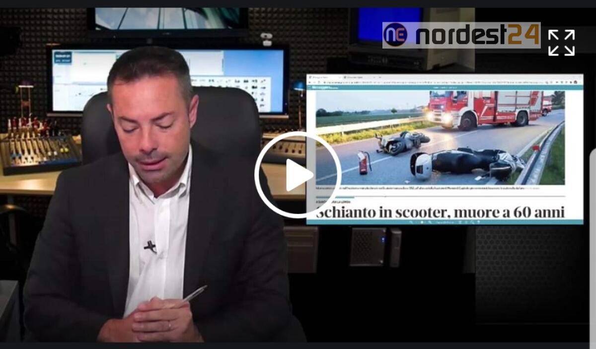 Schianto in scooter: muore 60enne. Rassegna stampa 27 luglio - 