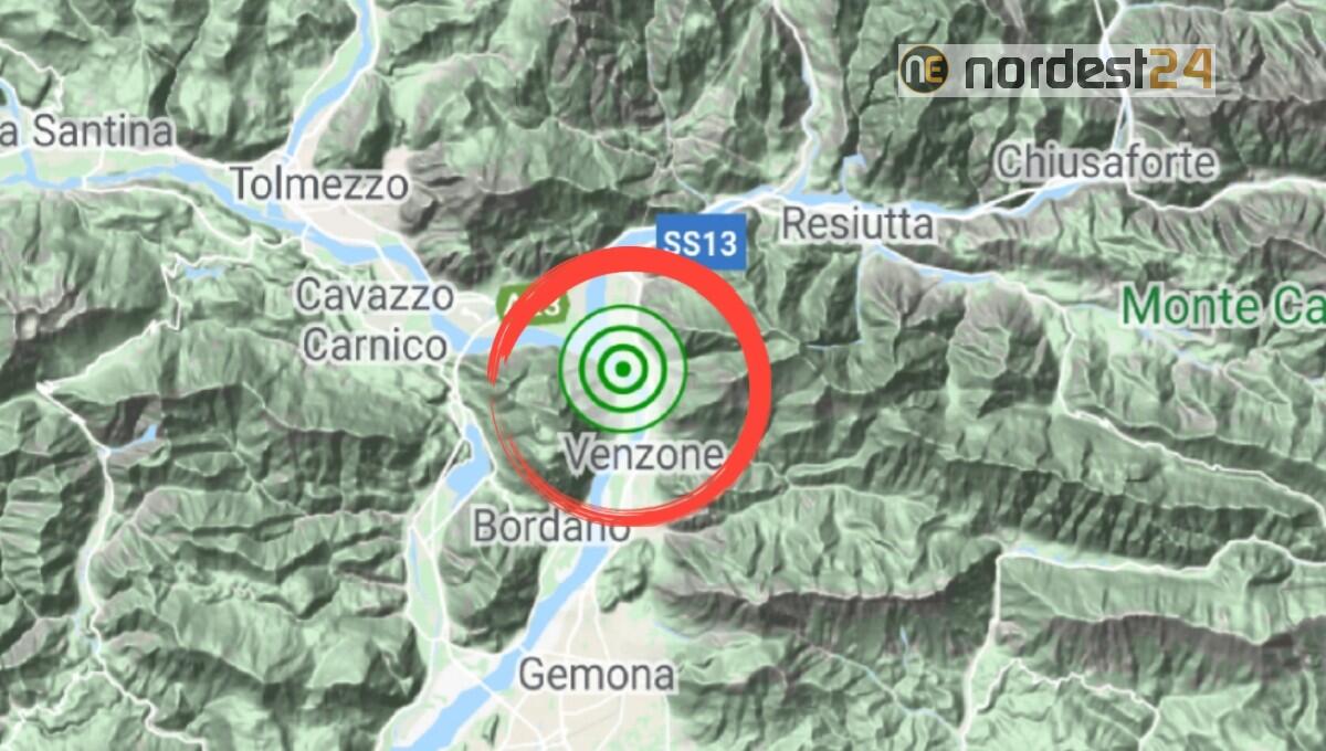 Lieve scossa di terremoto in Fvg: epicentro a Venzone - 