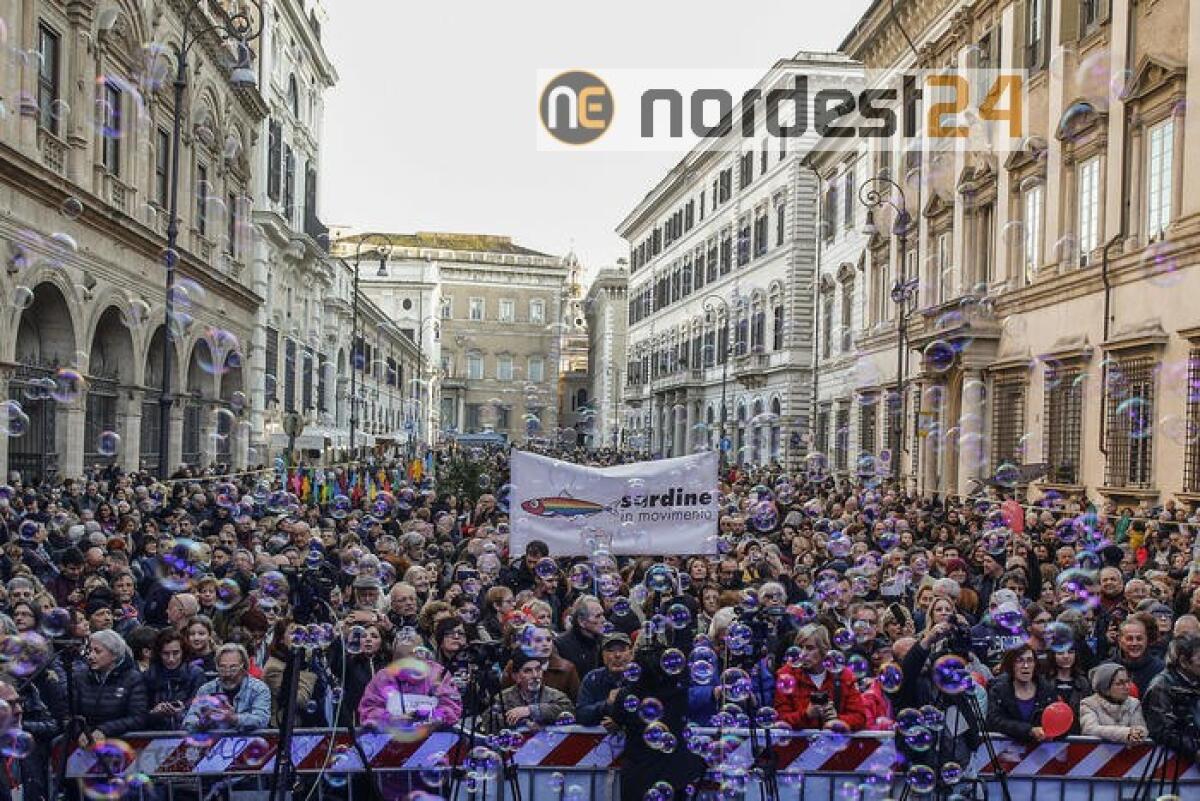 Regionali: sardine in tour dal 23 al 28 luglio - 