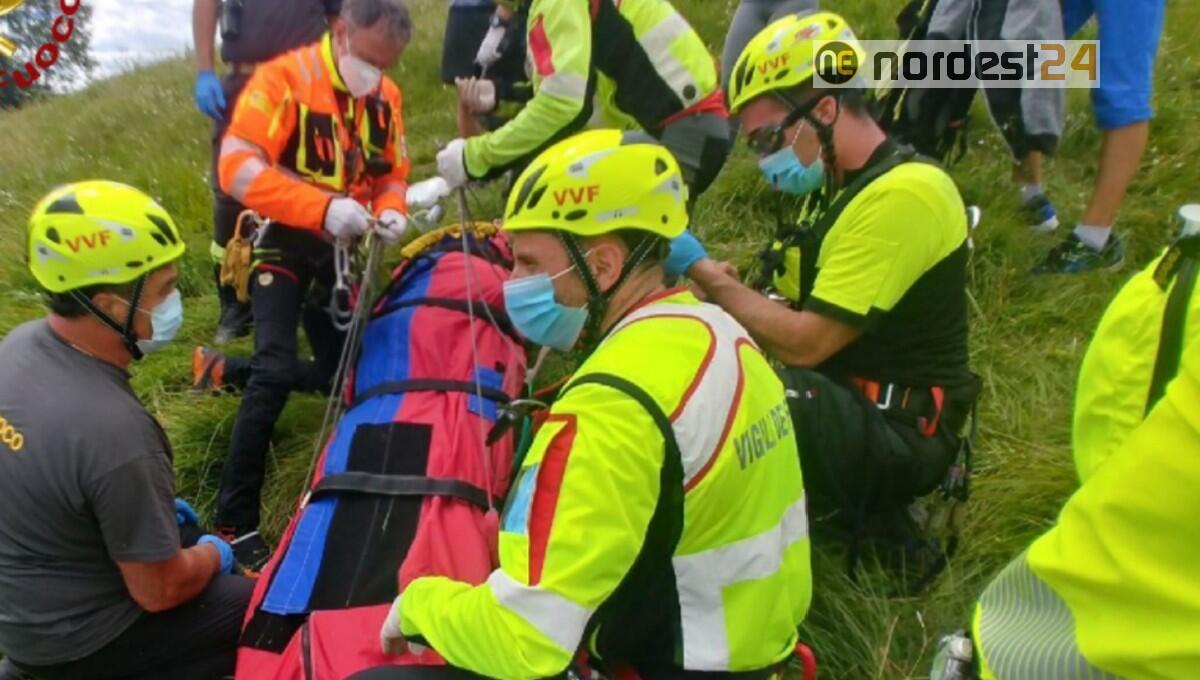 Meduno. Si lancia con il parapendio e precipita: 52enne soccorso - 