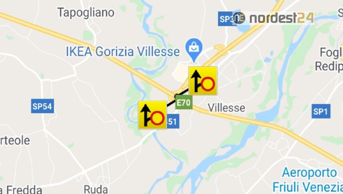 Villesse. Allarme bomba in A34: chiusi gli svincoli autostradali - 