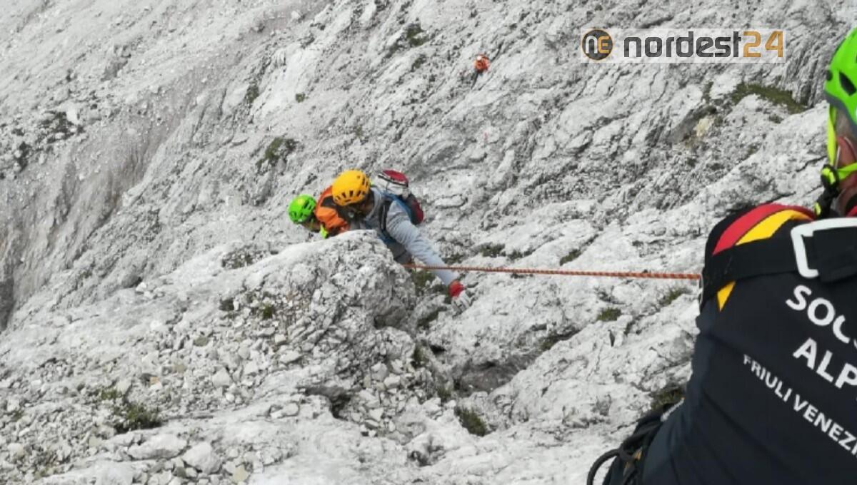 Salvato un'escursionista di Susegana bloccato a 2000 metri - 