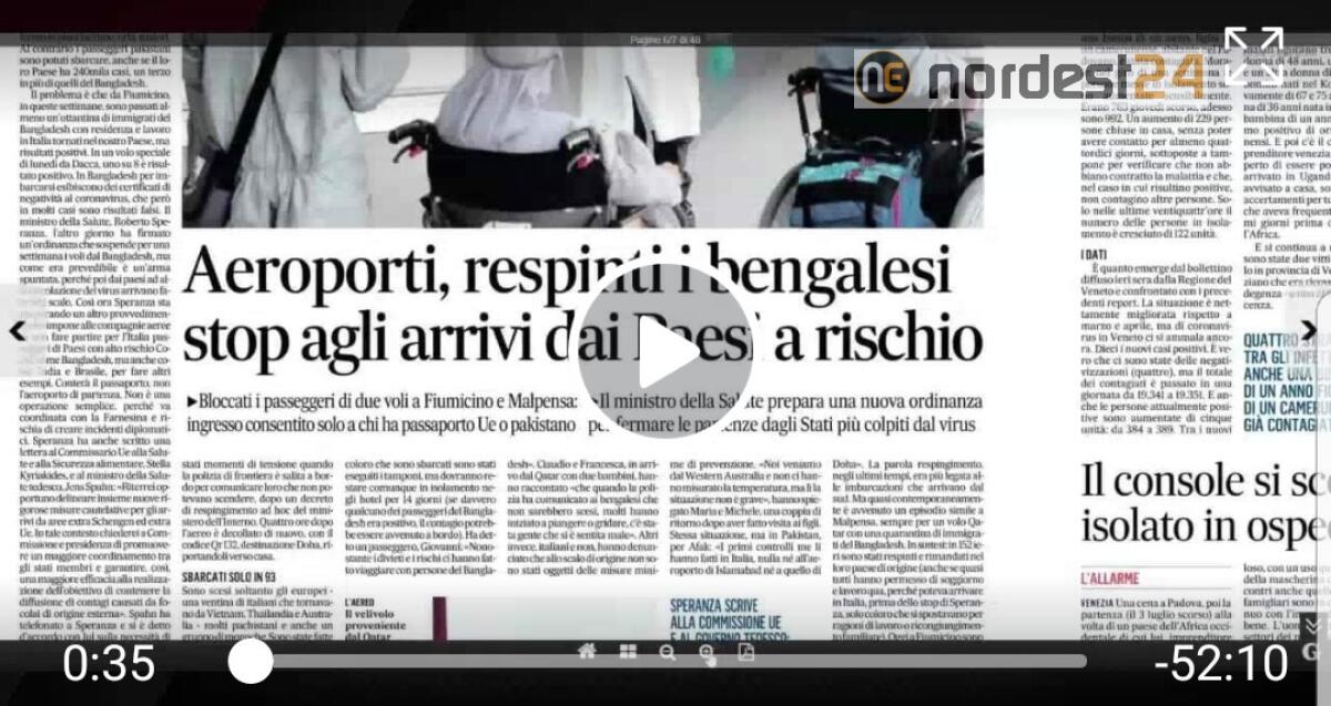 Rassegna stampa in diretta 09 Luglio 2020 - VIDEO - 