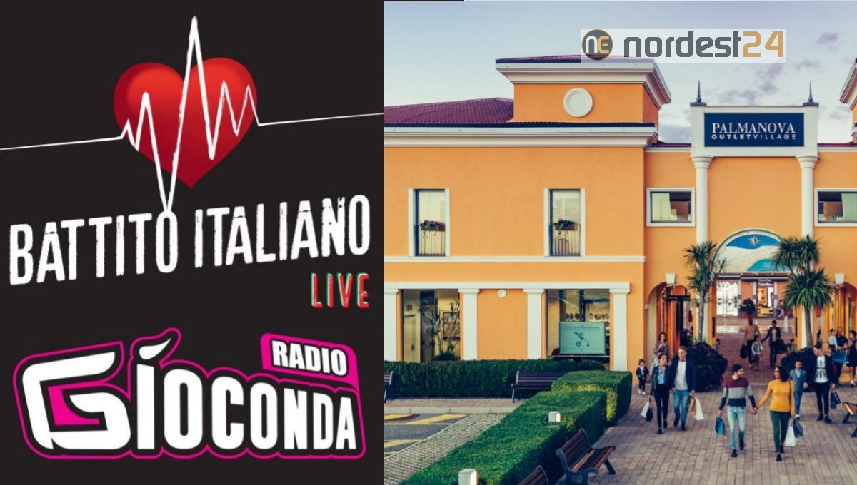 Al Palmanova Outlet Village il Battito Italiano Live di Radio Gioconda - 